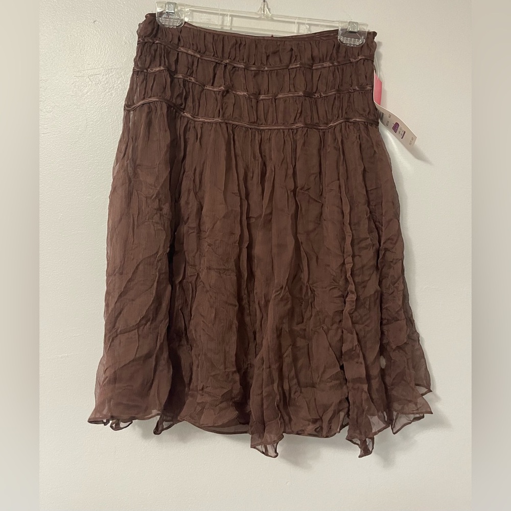 Brown skirt